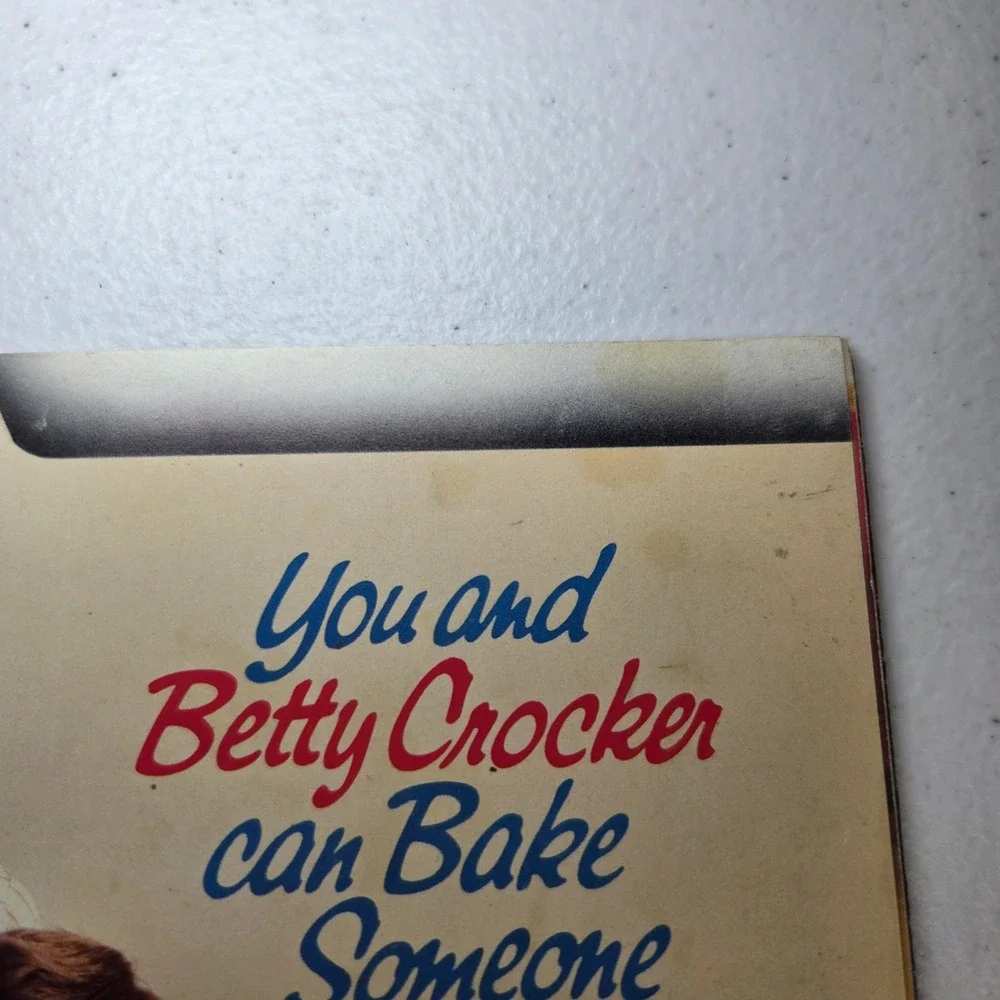 You and Betty Crocker can Bake Someone Happy 50 Dessert Recipes 1979